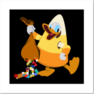 Candy Corn Donald Posters and Art